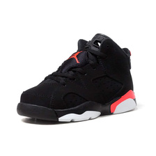 NIKE JORDAN 6 RETRO PS "INFRARED" "MICHAEL JORDAN" "LIMITED EDITION for JORDAN BRAND" BLK/RED/WHT 384666-060画像