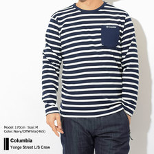 Columbia Yonge Street L/S Crew PM1489画像