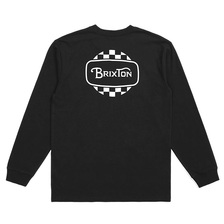 Brixton BELLFAST L/S STANDARD TEE (BLACK) 06979画像