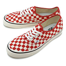 VANS ANAHEIM FACTORY AUTHENTIC 44 DX OG RED/CHECK VN0A38ENVL1画像