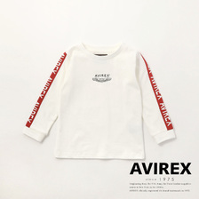 AVIREX KIDS LINED T-SHIRT AVI005 421019109画像