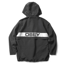 OBEY INLET ANORAK (BLACK)画像