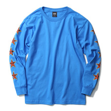 OBEY BASIC LONG SLEEVE TEE "OBEY STAR FACE" (SKY AZURE)画像