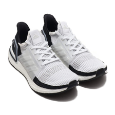 adidas UltraBOOST 19 RUNNING WHITE/RUNNING WHITE/GREY TWO B37707画像