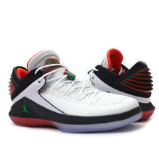 NIKE AIR JORDAN XXXII WHITE/PINE GREEN-BLACK AH3347-100画像