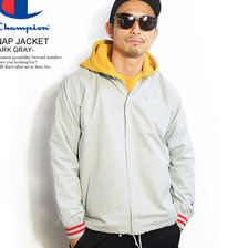 Champion SNAP JACKET -DARK GRAY- C3-K605画像
