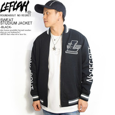 LEFLAH SWEAT STUDIUM JACKET -BLACK-画像