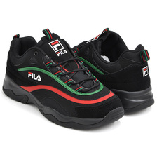 FILA RAY NUBUCK BLACK / RED / GREEN F5072-3110/FS1SIA3110X-BGN画像