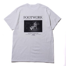 ARTIS FOOTWORK TEE WHITE ART-001-WHT画像