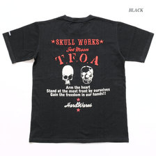 CROWS T.F.O.A &times; SKULL WORKS&times;JET MOON トリプルコラボTシャツ "柳臣次モデル" SWT-01画像
