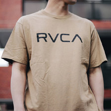 RVCA BIG RVCA SS BEIGE AJ041233-BEG画像
