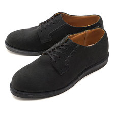 RED WING 9112 POSTMAN OXFORD BLACK ABILENE ROUGHOUT画像
