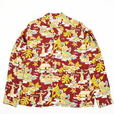 SUN SURF L/S RAYON HAWAIIAN SHIRT &ldquo;LUAU&rdquo; SS28015画像