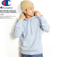 Champion REVERSE WEAVE PULLOVER PARKA -SAX- C3-P102画像