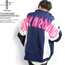 NO ID. FUCKAROUND HANDPAINTED BLZ -NAVY/WHITE- 444013-813BN画像