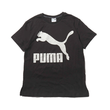 PUMA CLASSICS LOGO TEE COTTON BLACK 579047-01画像