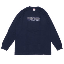 Supreme 19SS The Real Shit L/S Tee NAVY画像