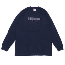 Supreme 19SS The Real Shit L/S Tee NAVY画像