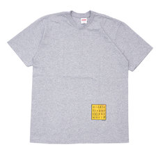 Supreme 19SS Middle Finger To The World Tee GRAY画像