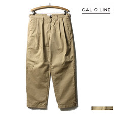 CAL O LINE 2TUCK CHINO TROUSERS CL191-101画像