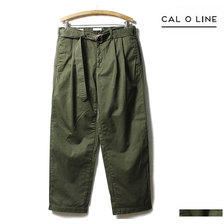 CAL O LINE 2TUCK CHINO TROUSERS WITH BELT CL191-101BT画像