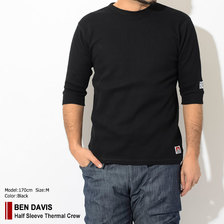 BEN DAVIS Half Sleeve Thermal Crew M-9580042画像