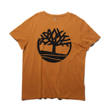 Timberland SLS SS Seasonal logo tee WHEAT A1N8Y-P51画像
