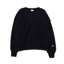 Champion RW CREW NECK SWEATSHIRT MIDNIGHT BLACK CW-N008-09A画像