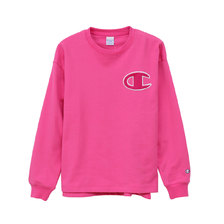 Champion CREW NECK SWEATSHIRT NEO PINK C3-M017-927画像