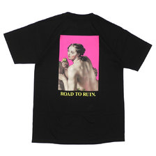 HUF 19SS ROAD TO RUN TEE BLACK画像