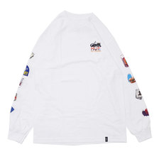 HUF 19SS BODEGA L/S TEE WHITE画像
