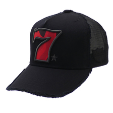 YOSHINORI KOTAKE DESIGN 7LOGO RED CAMO MESH CAP BLACK画像