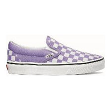 VANS CHECKERBOARD CLASSIC SLIP-ON VIOLET TULIP/TRUE WHITE VN0A38F7VLX画像