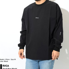 RVCA Small New World L/S Crew AJ041-060画像