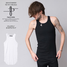 NO ID. Cテレコラウンドカットオフタンクトップ 444006-883T画像