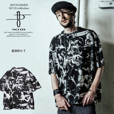 NO ID. BLACK 総柄BIG-T 444013-879T画像