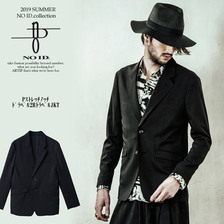 NO ID. Pストレッチノッチドラペル2BトラベルJKT 844220-863J画像