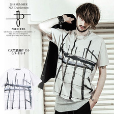 NO ID. BLACK C天竺鉄柵プリントC/N-BIG-T 444019-910T画像