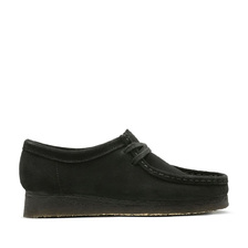 Clarks Wallabee Black Suede 26133298画像