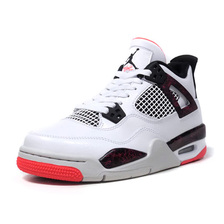 NIKE AIR JORDAN 4 RETRO GS "PALE CITRON" "MICHAEL JORDAN" "LIMITED EDITION for JORDAN BRAND" WHT/BLK/PNK/L.GRY 408452-116画像