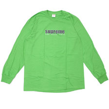 Supreme 19SS The Real Shit L/S Tee GREEN画像
