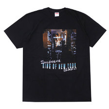 Supreme 19SS Christopher Walken King Of New York Tee BLACK画像