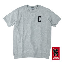 CHROME FELT SUPER HEAVY WEIGHT RIB SHORT TEE GREY/BLACK JP086GYBK画像