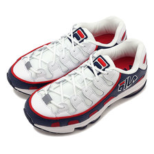 FILA SILVA TRAINER WMNS WHITE/F.NAVY/F.RED F0278-0125画像