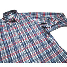 INDIVIDUALIZED SHIRTS L/S STANDARD FIT B.D. MULTI CHECK SHIRTS multi navy画像