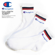 Champion FULL LENGTH 3P SOCKS -SCRIPT- CMSCK101画像