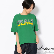 AVIREX DROP SHOULDER MESH LOGO T-SHIRT 6293075画像