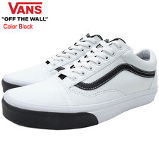 VANS Old Skool True White/Black Color Block VN0A38G1VOY画像