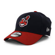 NEW ERA CLEVELAND INDIANS 39THIRTY FLEX FIT CAP NAVY RED NRNE11126547画像