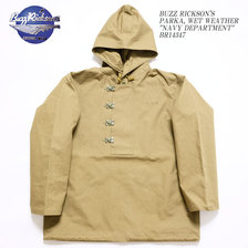 Buzz Rickson's PARKA, WET WEATHER "NAVY DEPARTMENT" BR14347画像